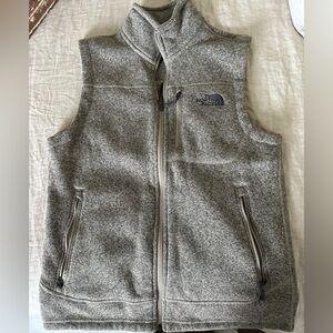The North Face Taupe Fleece Vest
